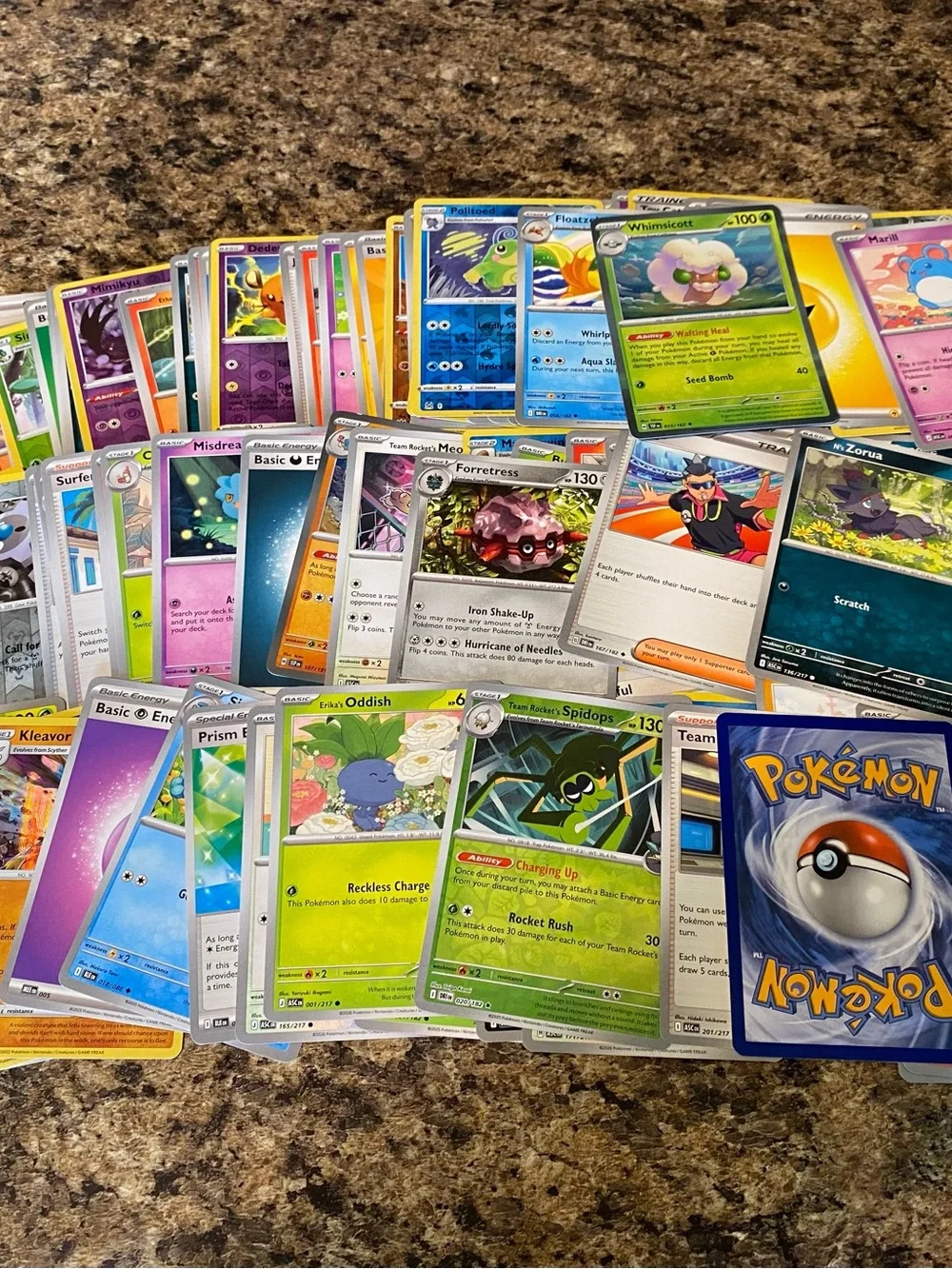 Pokemon TCG 100+ Card Bundle w/ Holographic Inserts